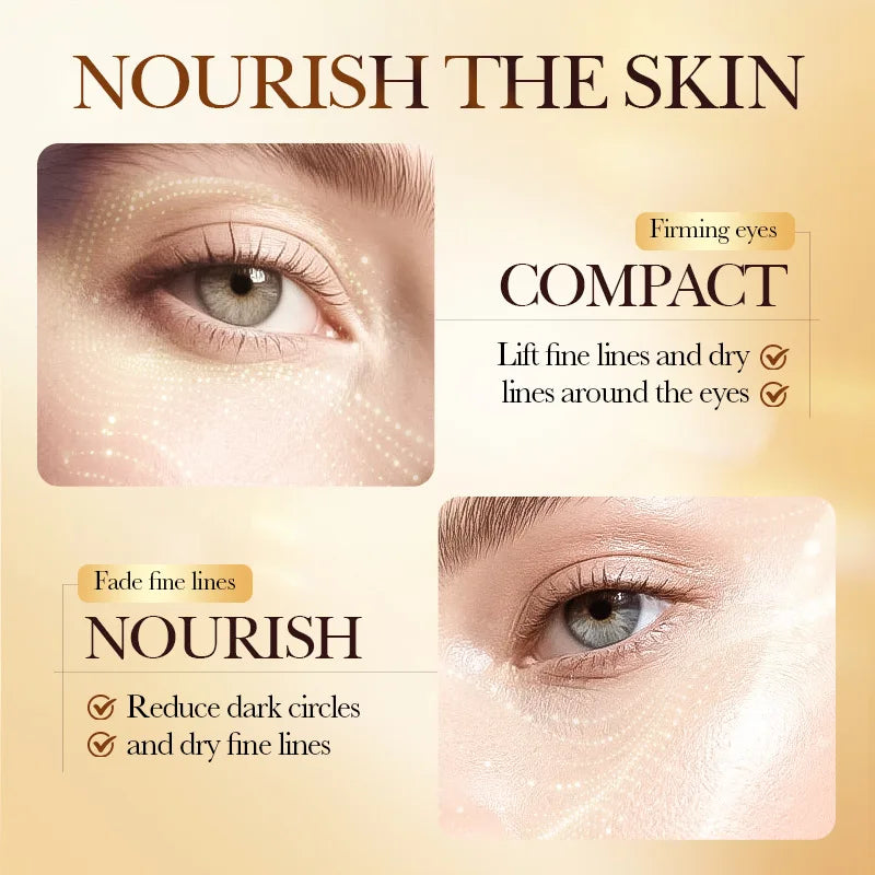 20Pcs=10Pairs Gold Collagen Crystal Eye Mask Skincare Eye Patches Firming Moisturizing Nourishing Eye Skin Care Products