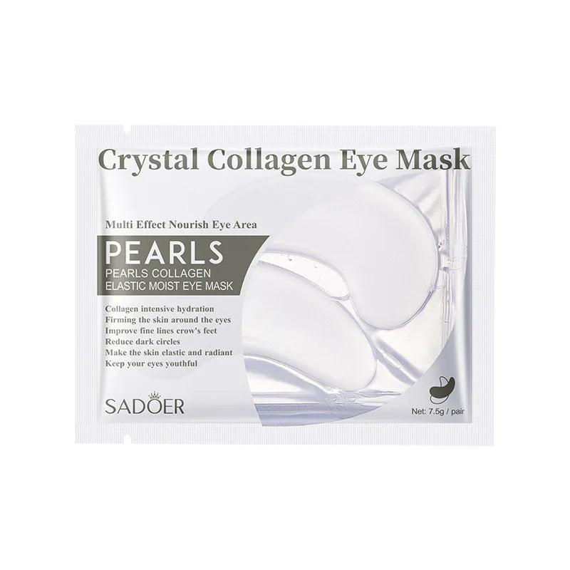 20Pcs=10Pairs Gold Collagen Crystal Eye Mask Skincare Eye Patches Firming Moisturizing Nourishing Eye Skin Care Products