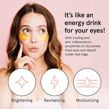 Wholesale Vegan Hyaluronic Acid Organic under Eye Masks for Dark Circles Puffy Eyes Bags & Wrinkles Gel Eye Patches