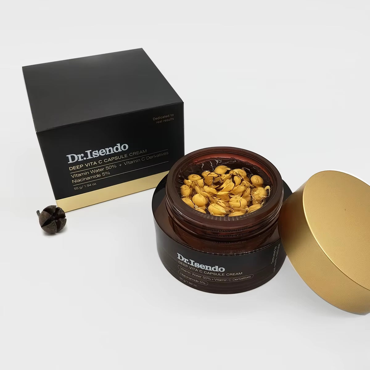 OEM Korean Skincare Cosmetic Creams Exfoliante Facial Cream Niacinamide Vitamin C Face Serum Capsule Cream 55G Moisturizer Skin