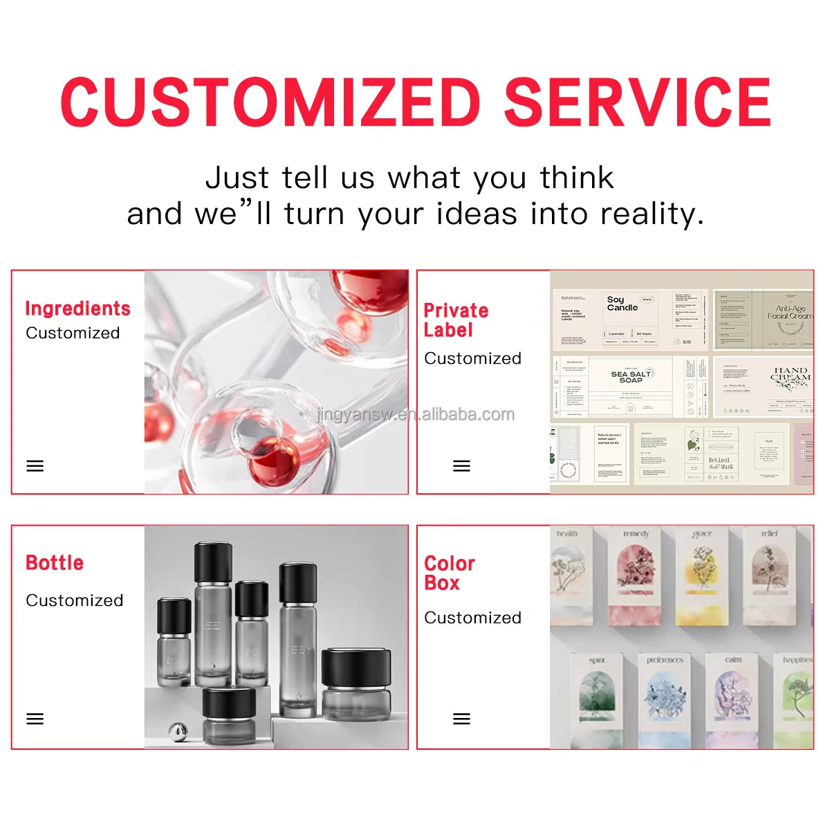 OEM Korean Skincare Cosmetic Creams Exfoliante Facial Cream Niacinamide Vitamin C Face Serum Capsule Cream 55G Moisturizer Skin