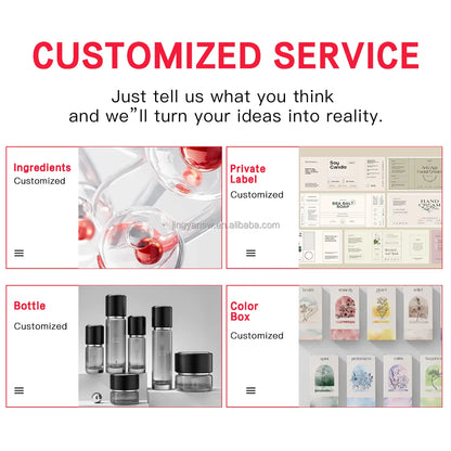 OEM Korean Skincare Cosmetic Creams Exfoliante Facial Cream Niacinamide Vitamin C Face Serum Capsule Cream 55G Moisturizer Skin