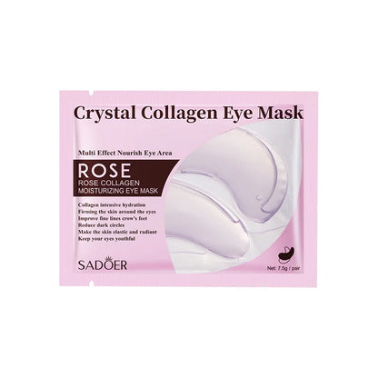20Pcs=10Pairs Gold Collagen Crystal Eye Mask Skincare Eye Patches Firming Moisturizing Nourishing Eye Skin Care Products